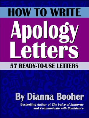 cover image of How to Write Apology Letters